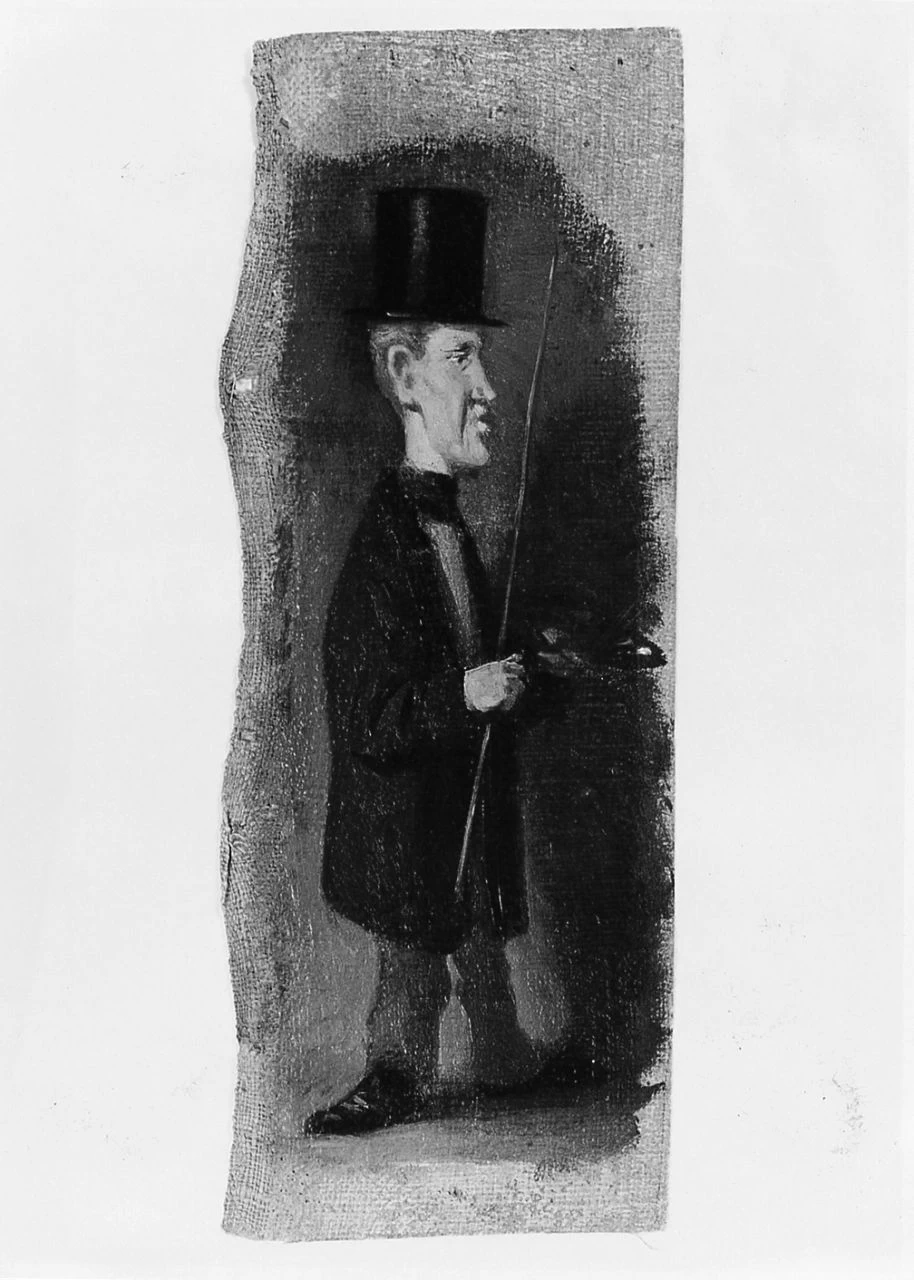 Caricatura di Pietro Saltini - Uffizi, Firenze